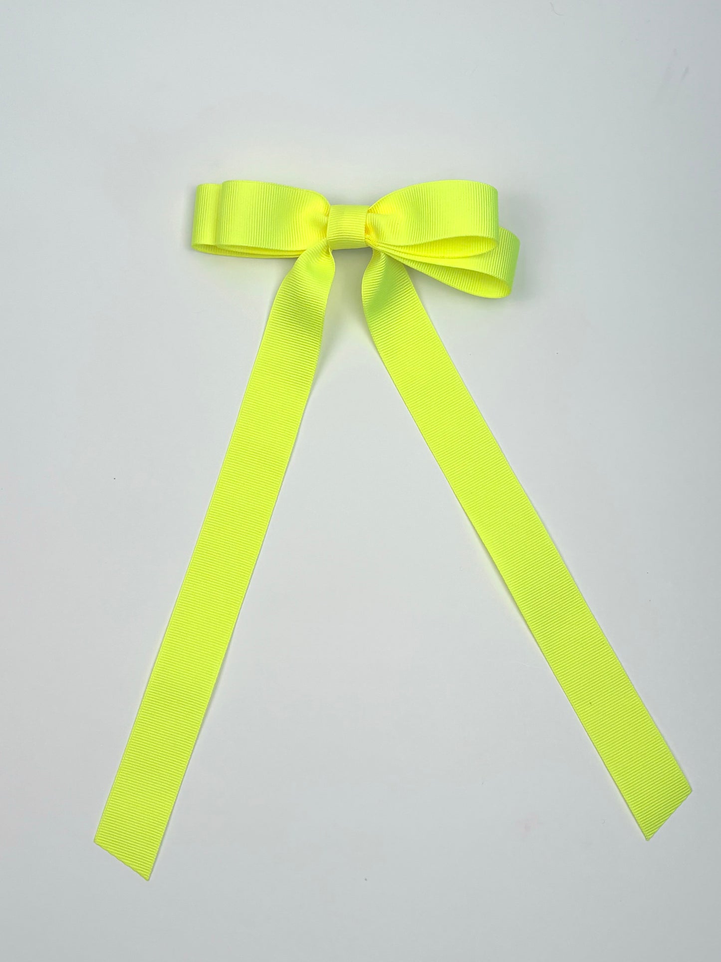 Neon Grosgrain Neon Yellow Bow