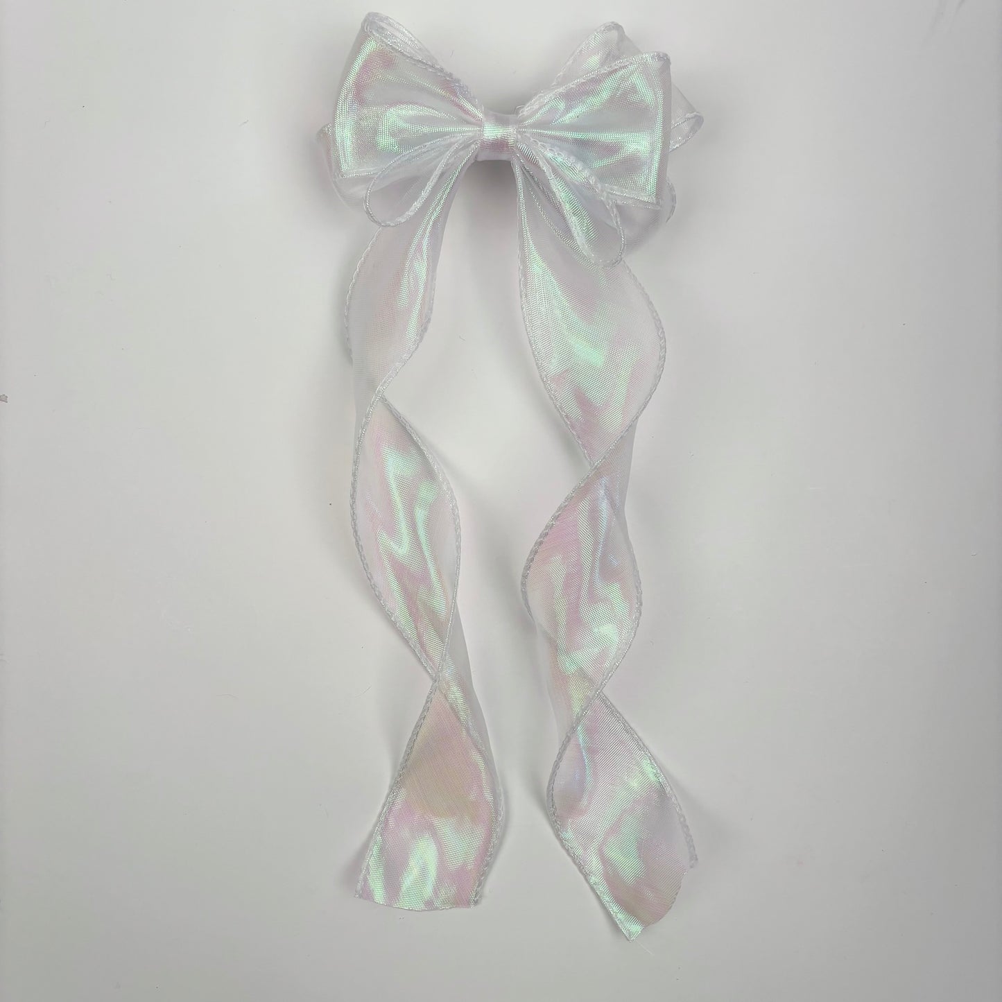 A Shimmer White Bow