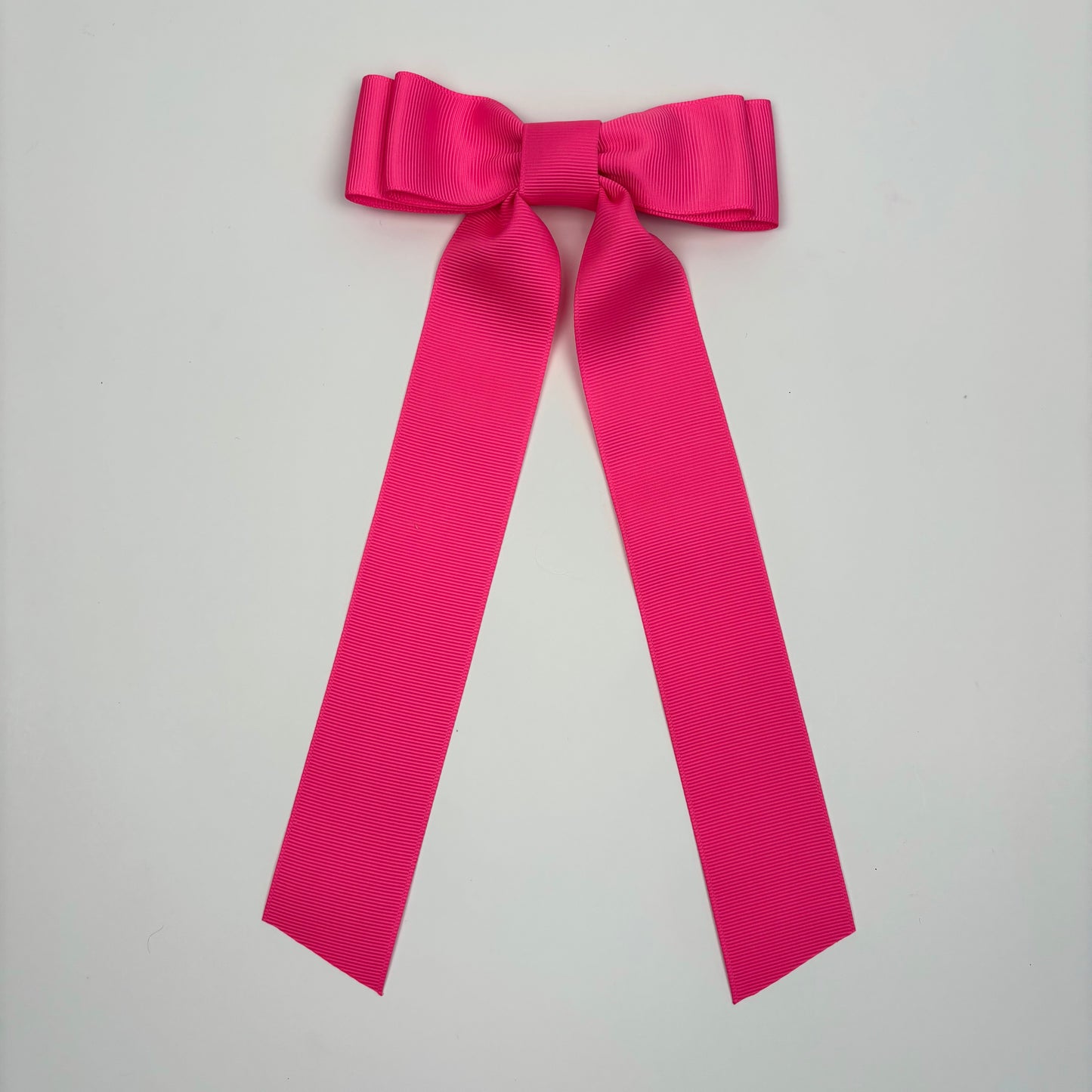 Grosgrain Neon Pink Bow