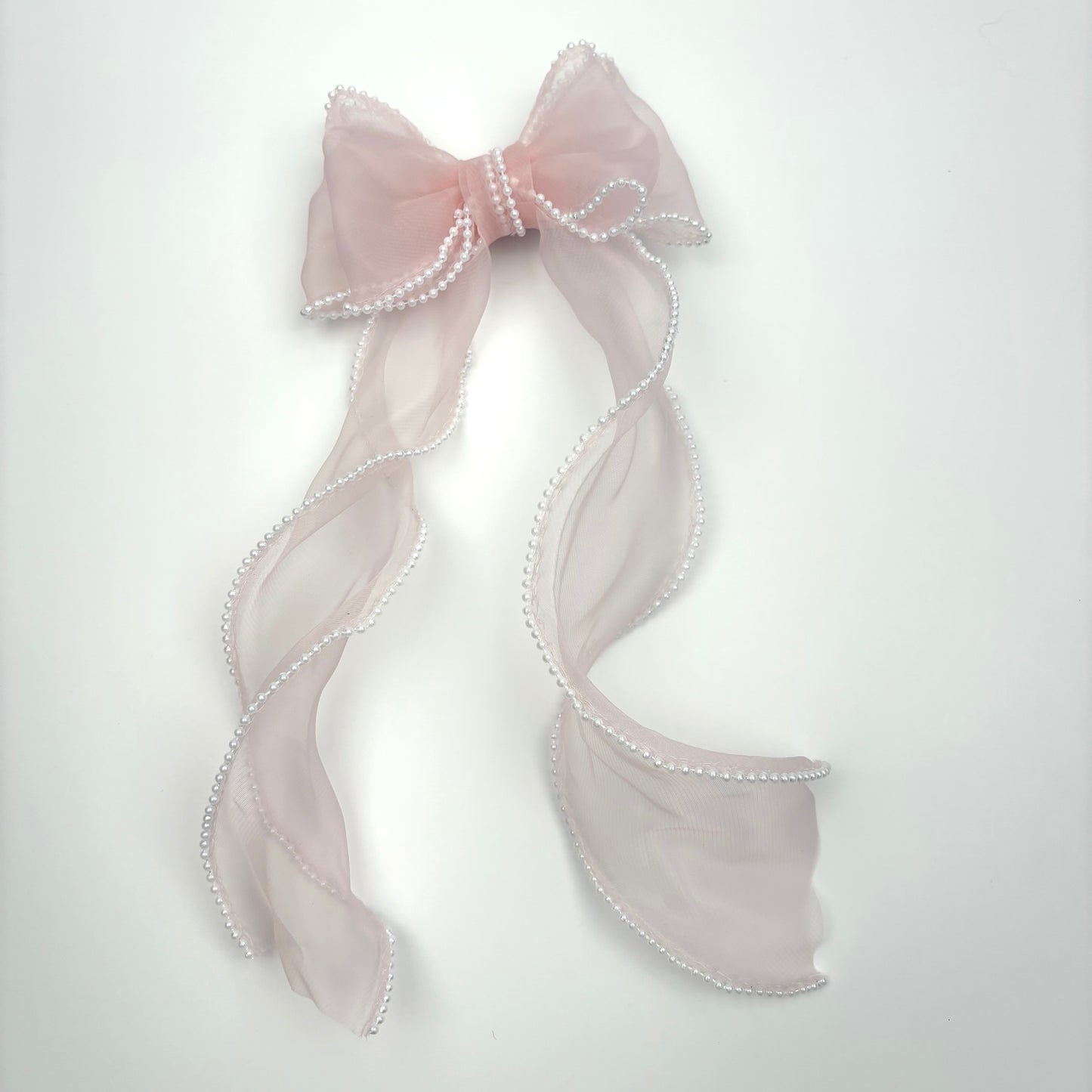 A Siri Sister X HRL Collection Sheer Pink with Pearls