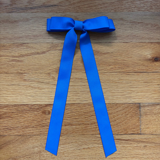 Grosgrain Electric Blue Bow