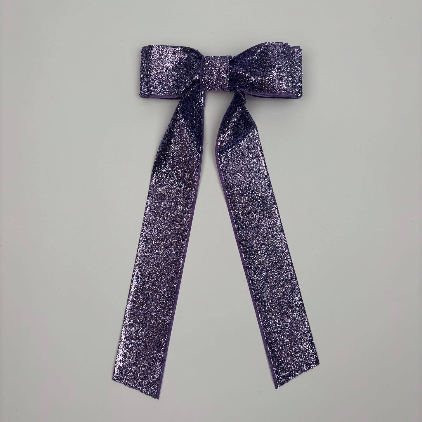 Glitter Purple Bow