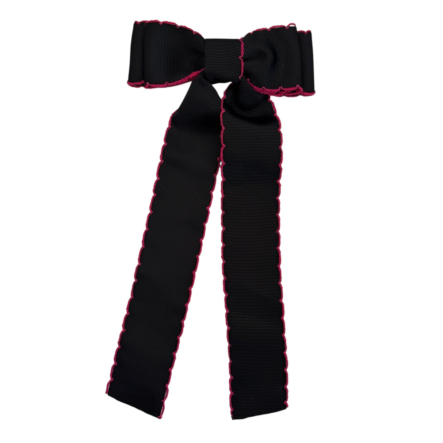 Moonstich Black Neon Pink Bow