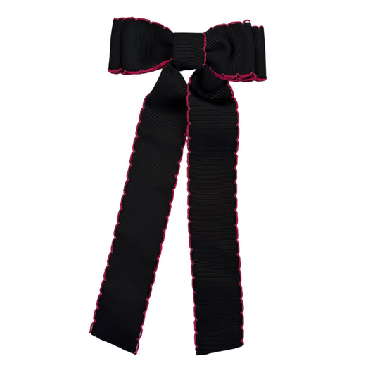 Moonstich Black Neon Pink Bow