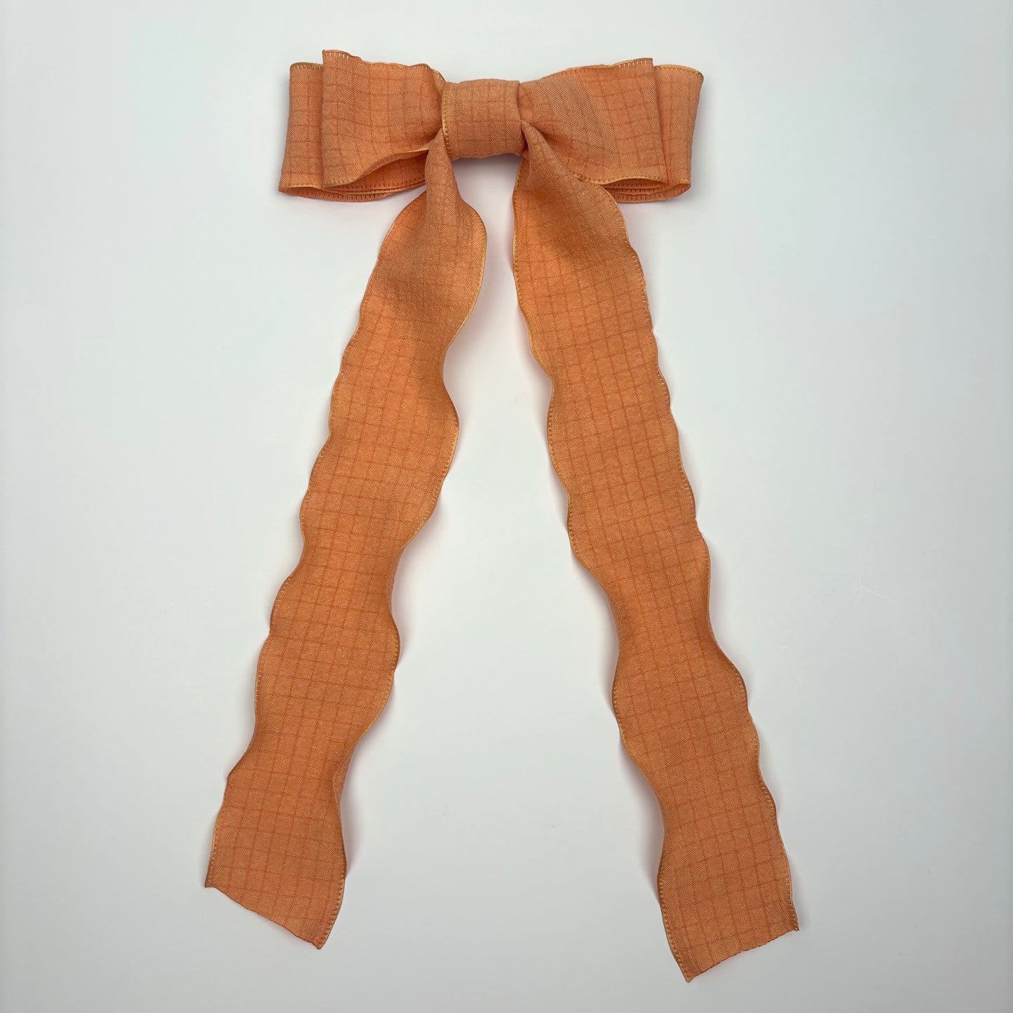 A Spring Flowy Orange Bow