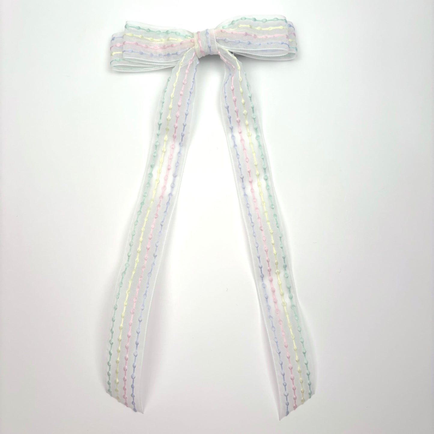 A Spring Pastel Sheer Bow
