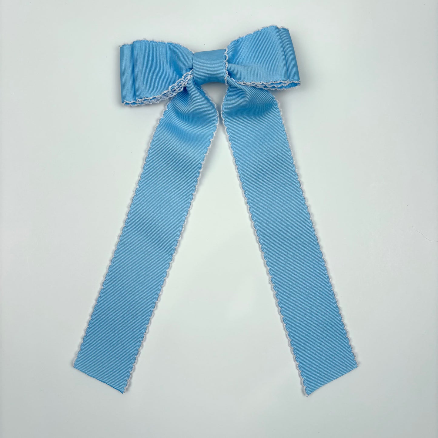 A Spring Moonstich Light Blue Bow