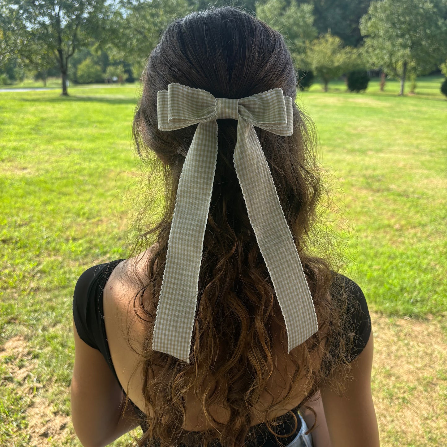 A Fall Collection Beige Gingham
