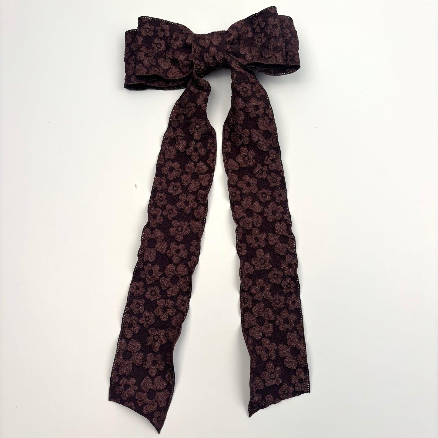 A Fall Collection Brown Floral Embossed