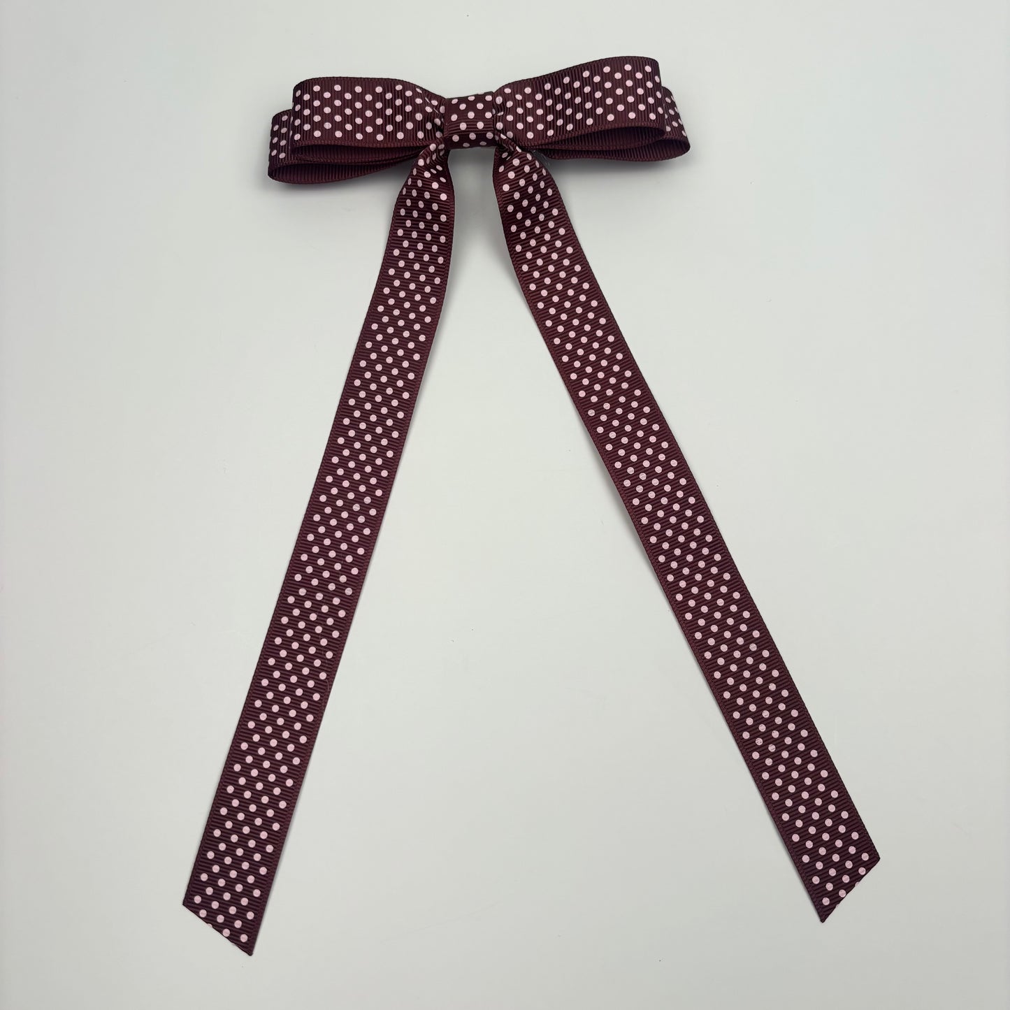 A Summer Collection Brown with Pink Polka Dots