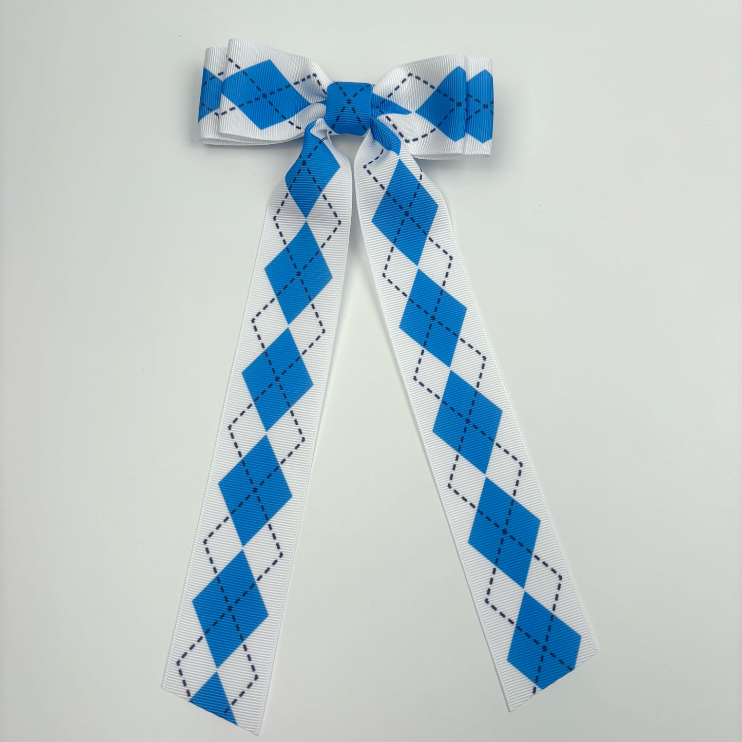A Fall Collection Blue Argyle Print