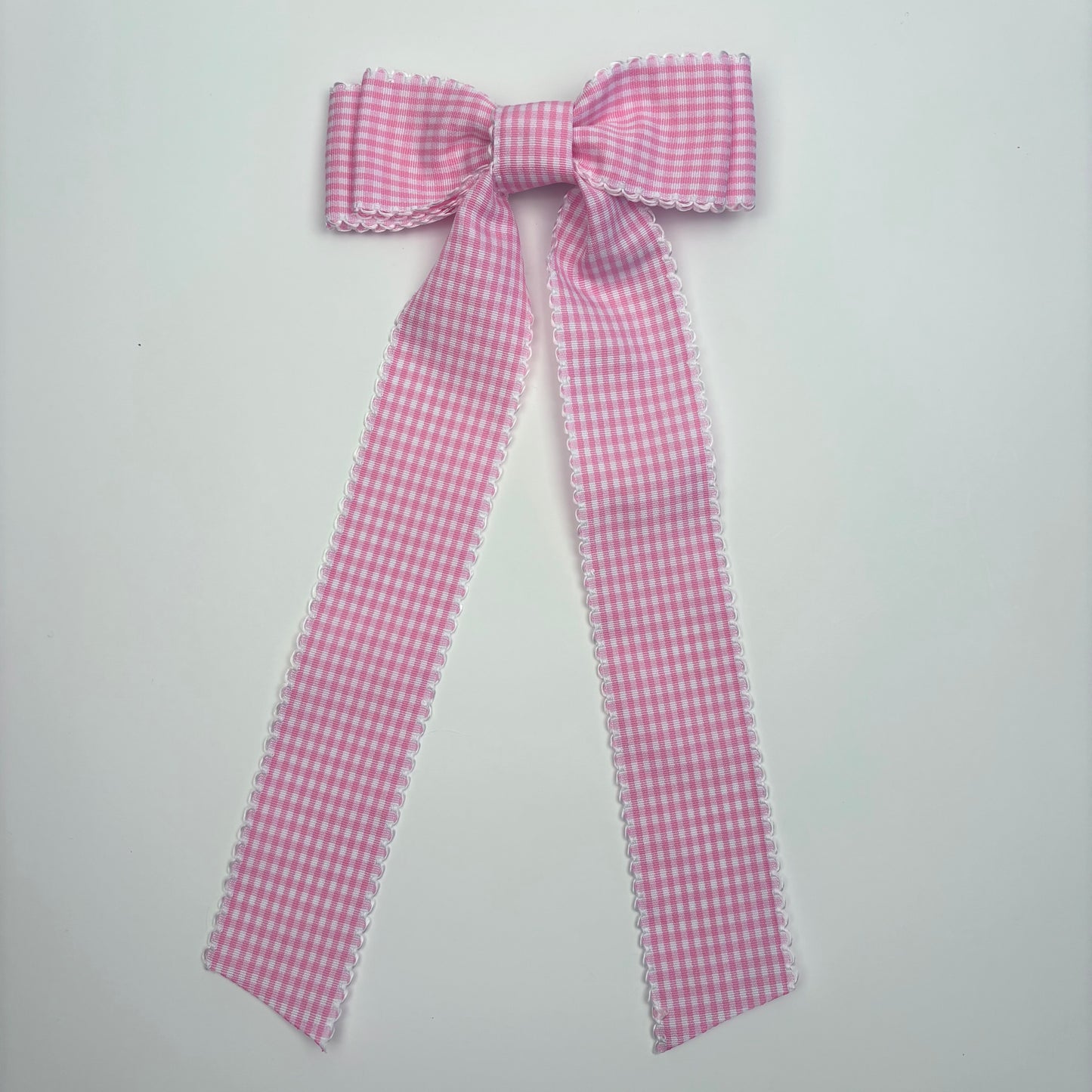 A Siri Sister X HRL Collection Pink Gingham with Scalloped Edge