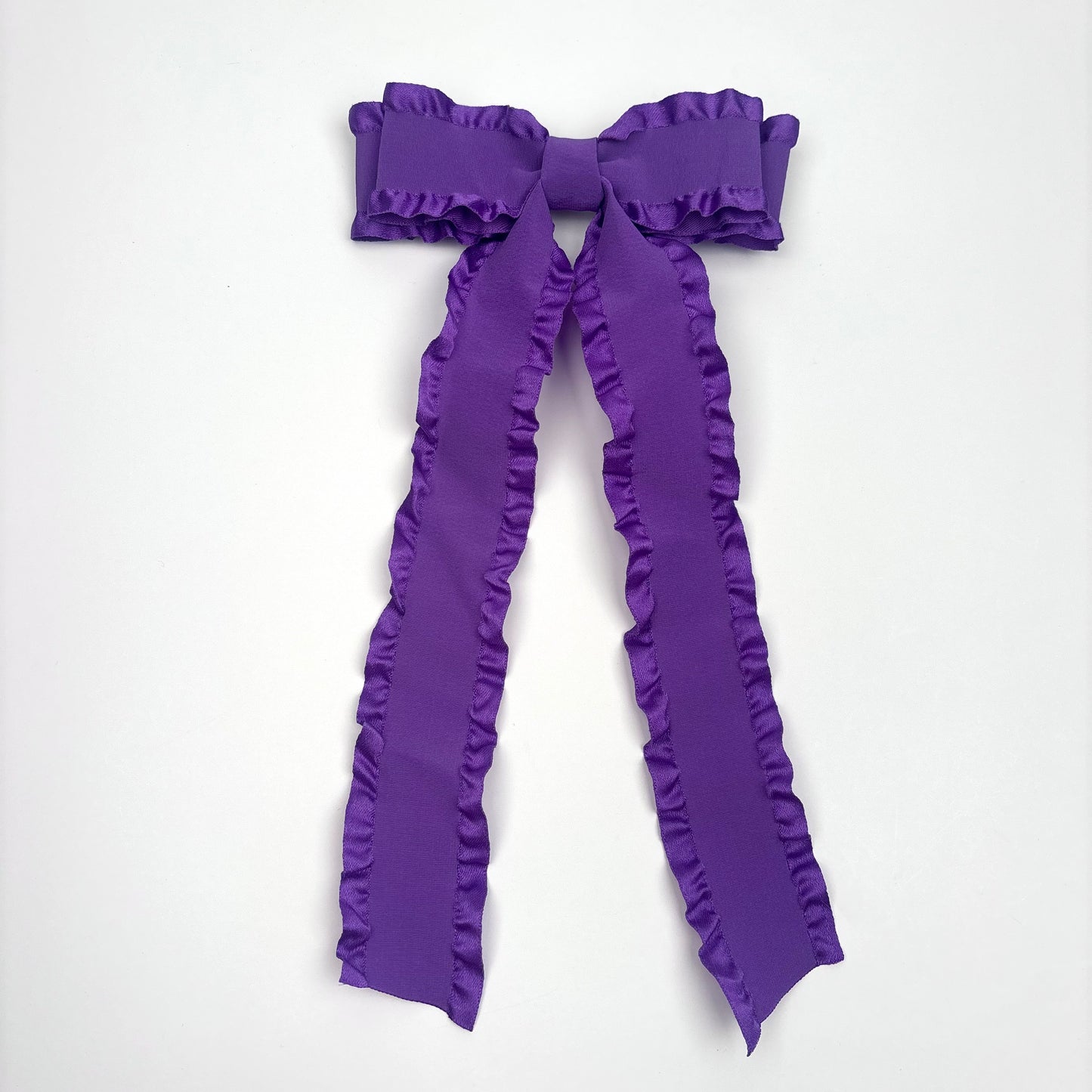A Summer Collection Purple Ruffle Bow