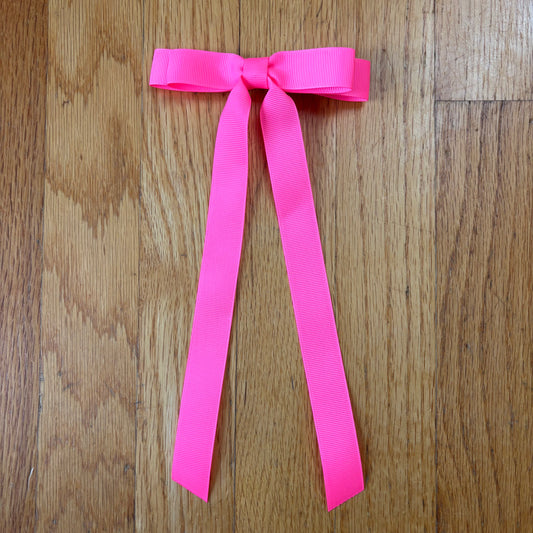 Grosgrain Bright Pink Bow