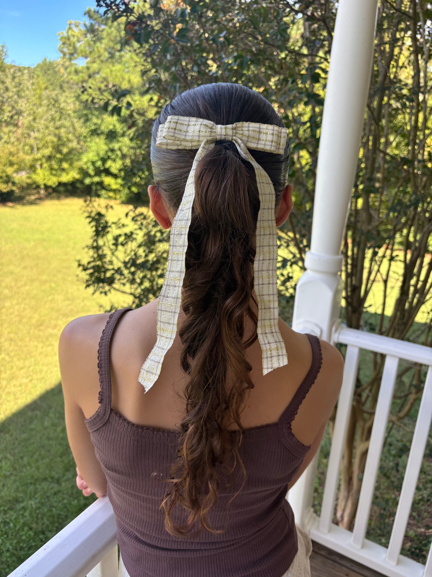 A Fall Collection Gold Gingham