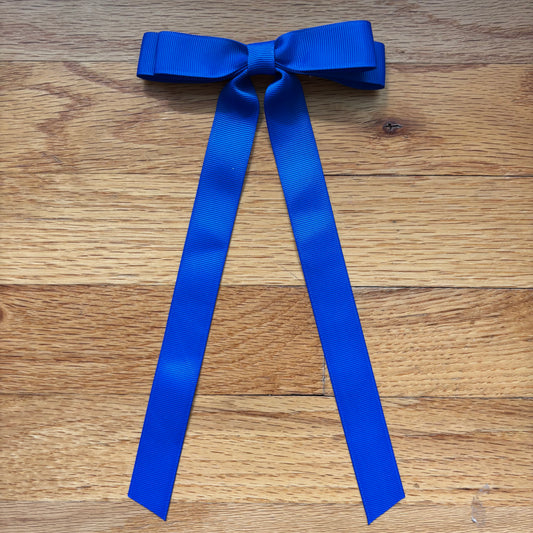 Grosgrain Royal Blue Bow