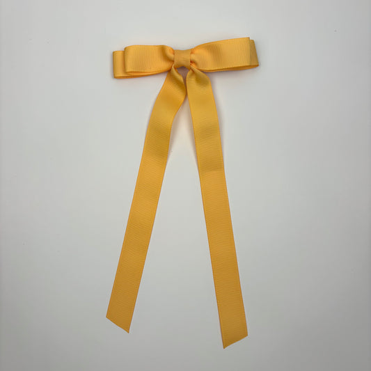 Grosgrain Gold Bow