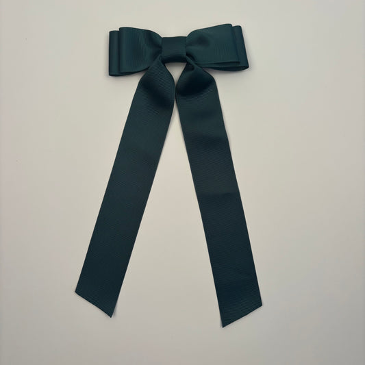 A Holiday Grosgrain Green Bow