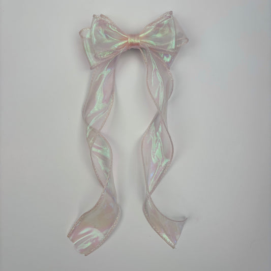 A Shimmer Light Pink Bow