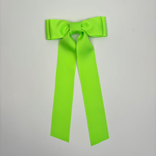 Grosgrain Neon Green Bow