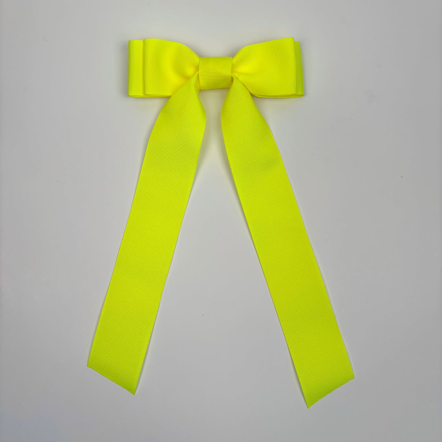 Grosgrain Neon Yellow Bow