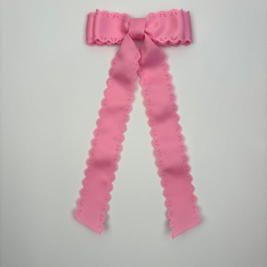 Scallop Pink Bow