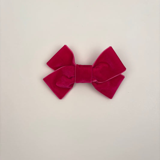 A Cupid Collection Hot Pink Mini Hair Bow