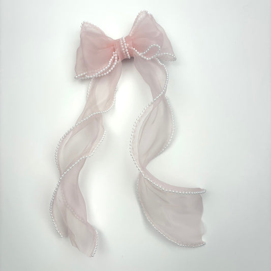 A Siri Sister X HRL Collection Sheer Pink with Pearls