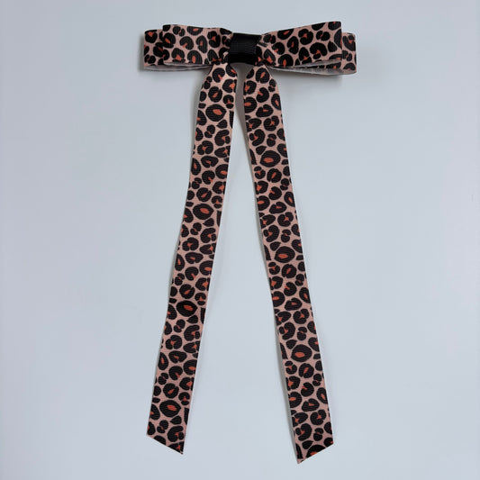 Animal Print Cheetah Bow