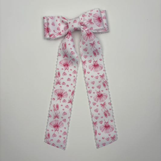 Moonstitch Printed Tutus and Hearts Bow