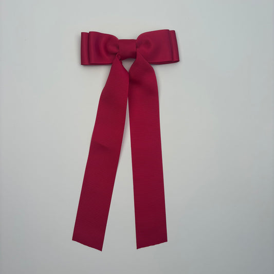 A Holiday Grosgrain Red Bow