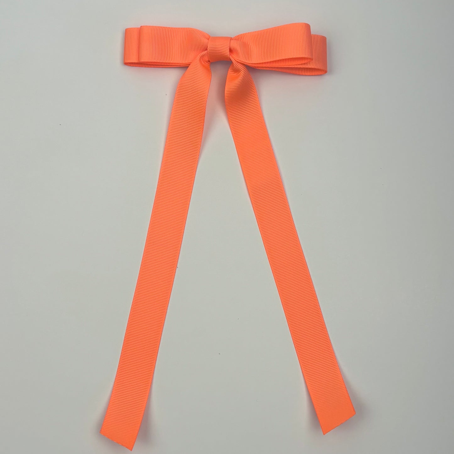 Neon Grosgrain Neon Orange Bow