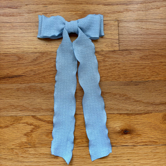 Flowy Carolina Blue Bow
