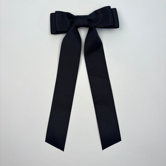 Grosgrain Black Bow