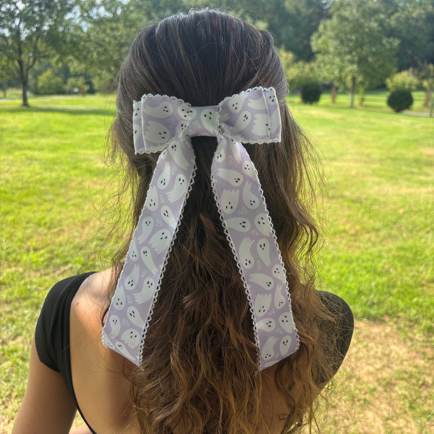 A Fall Collection Purple Ghost Print
