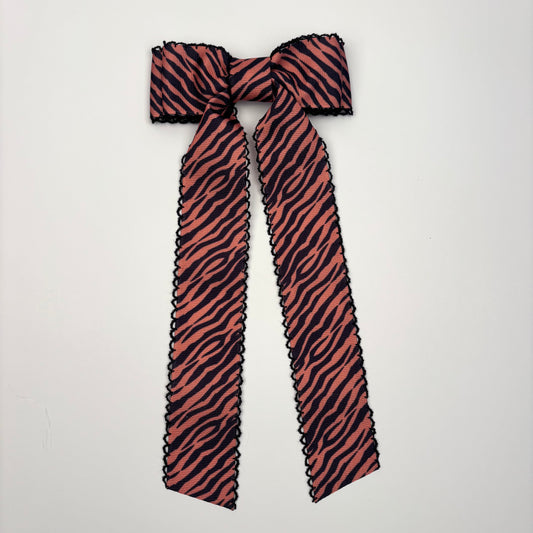 Tiger Moonstitch Hair Bow