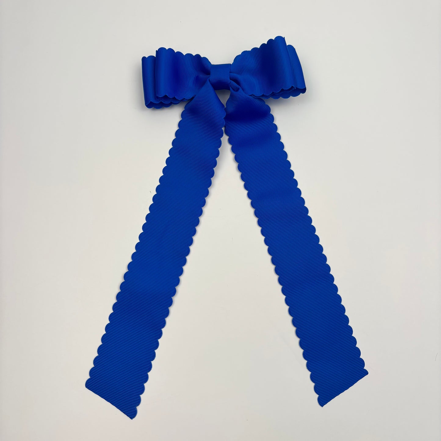 A Summer Collection Royal Blue Scalloped Bow