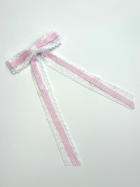 A Summer Collection Layered Lace Bow