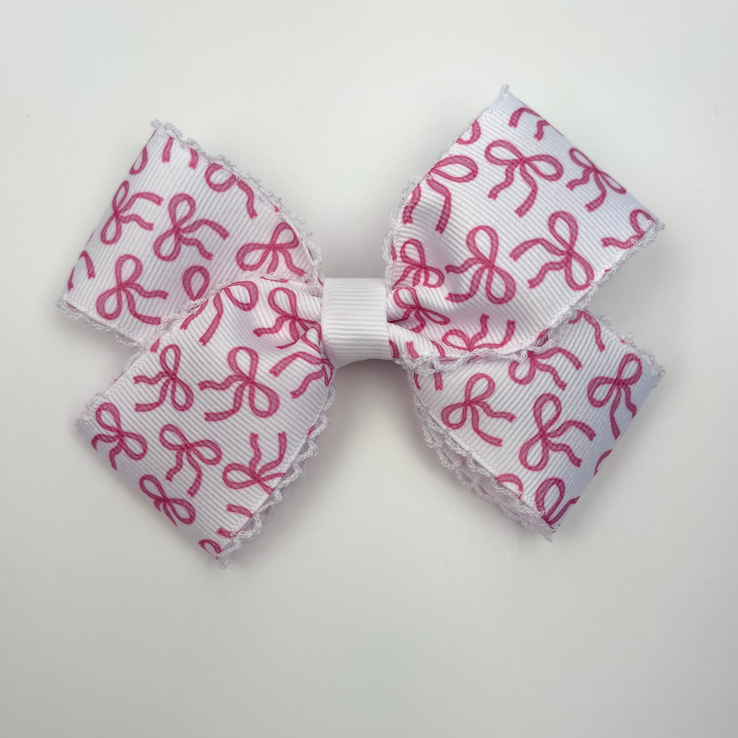 A Spring Bow Print Moonstitch