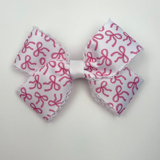 Spring Bow Print Moonstitch