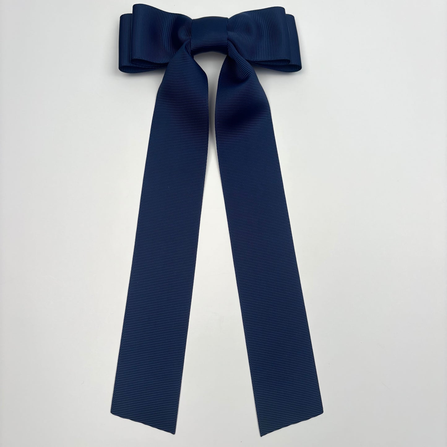 A Grosgrain Navy Blue Bow