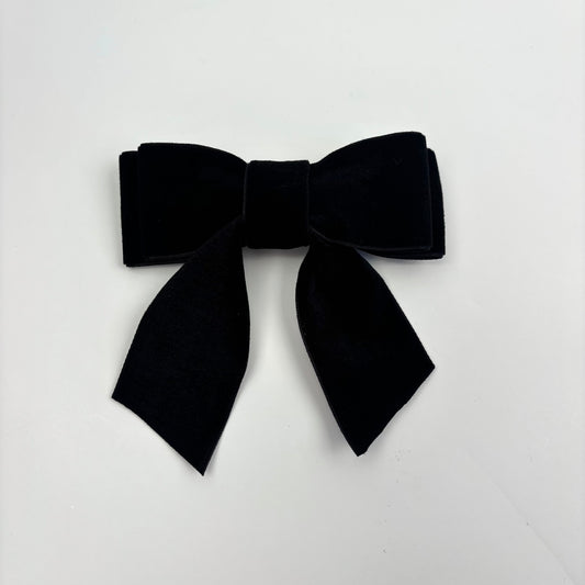 A Fall Collection Black Velvet Mini Bow