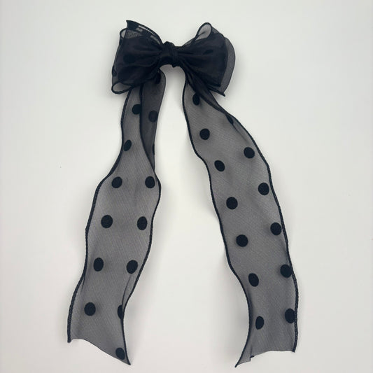 A Summer Collection Black Polka Dot