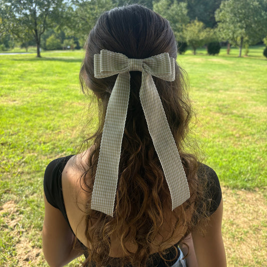A Fall Collection Beige Gingham