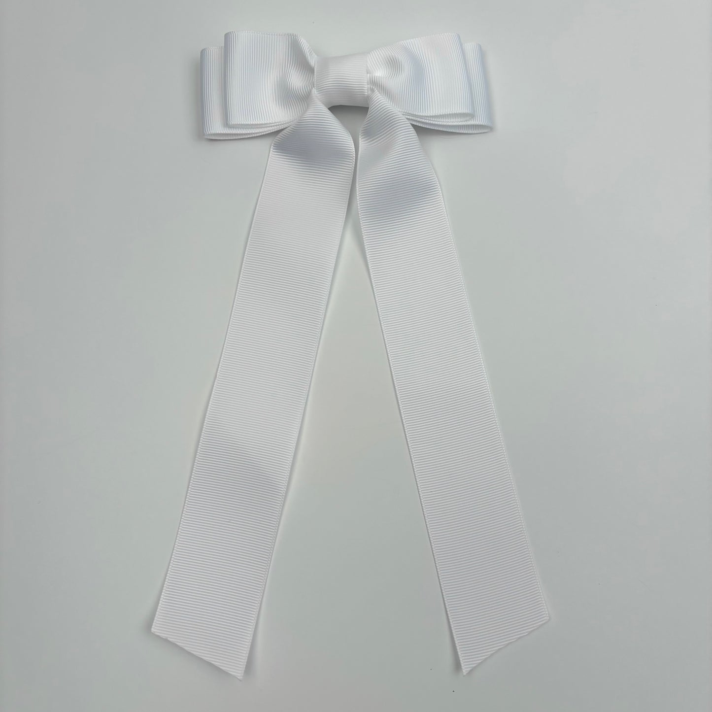 A Grosgrain White Bow