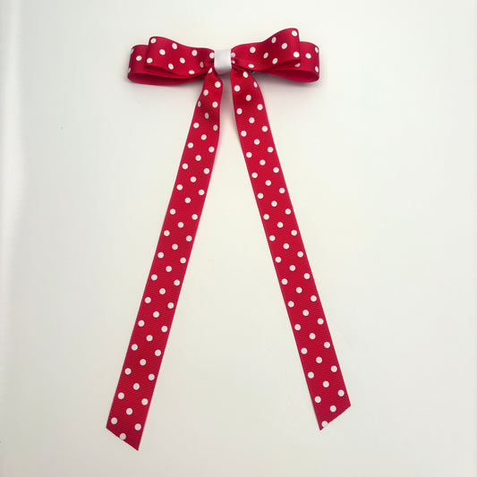 A Summer Collection Red with White Dots with White Center