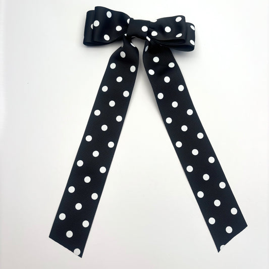 A Summer Collection Black with White Dots