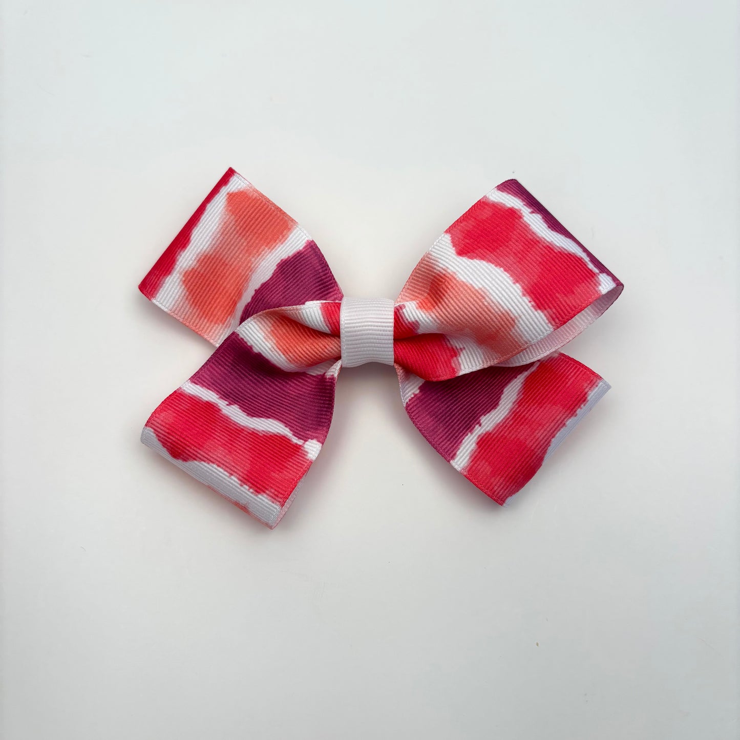 A Spring Watercolor Mini Bow
