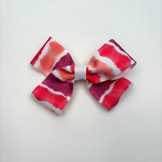 Spring Watercolor Mini Bow