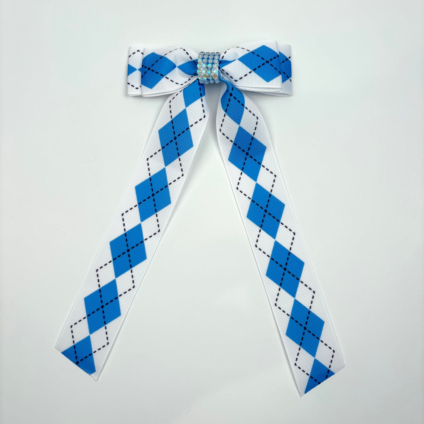 Carolina Collection Blue Argyle Bow